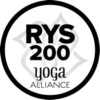 Yoga Alliance Registry Mark 200hr (Transparent) RYS 200 Yoga Alliance