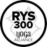 Yoga Alliance Registered 300-Hour Yoga School logo.